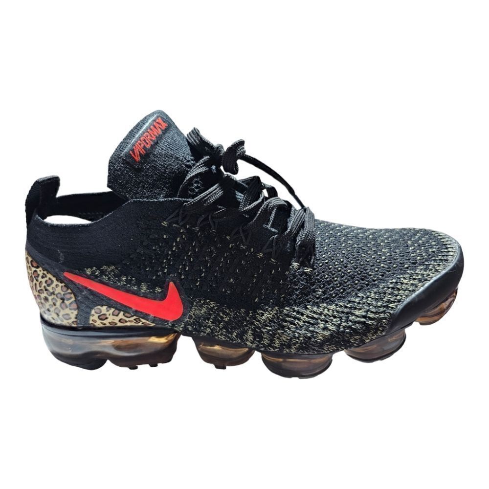 NIKE AIR MAX Vipormax Black, Cheetah & Red - Size 9 1/2